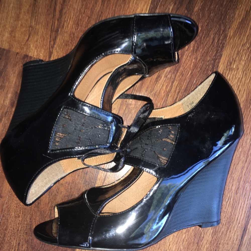 Leather heels